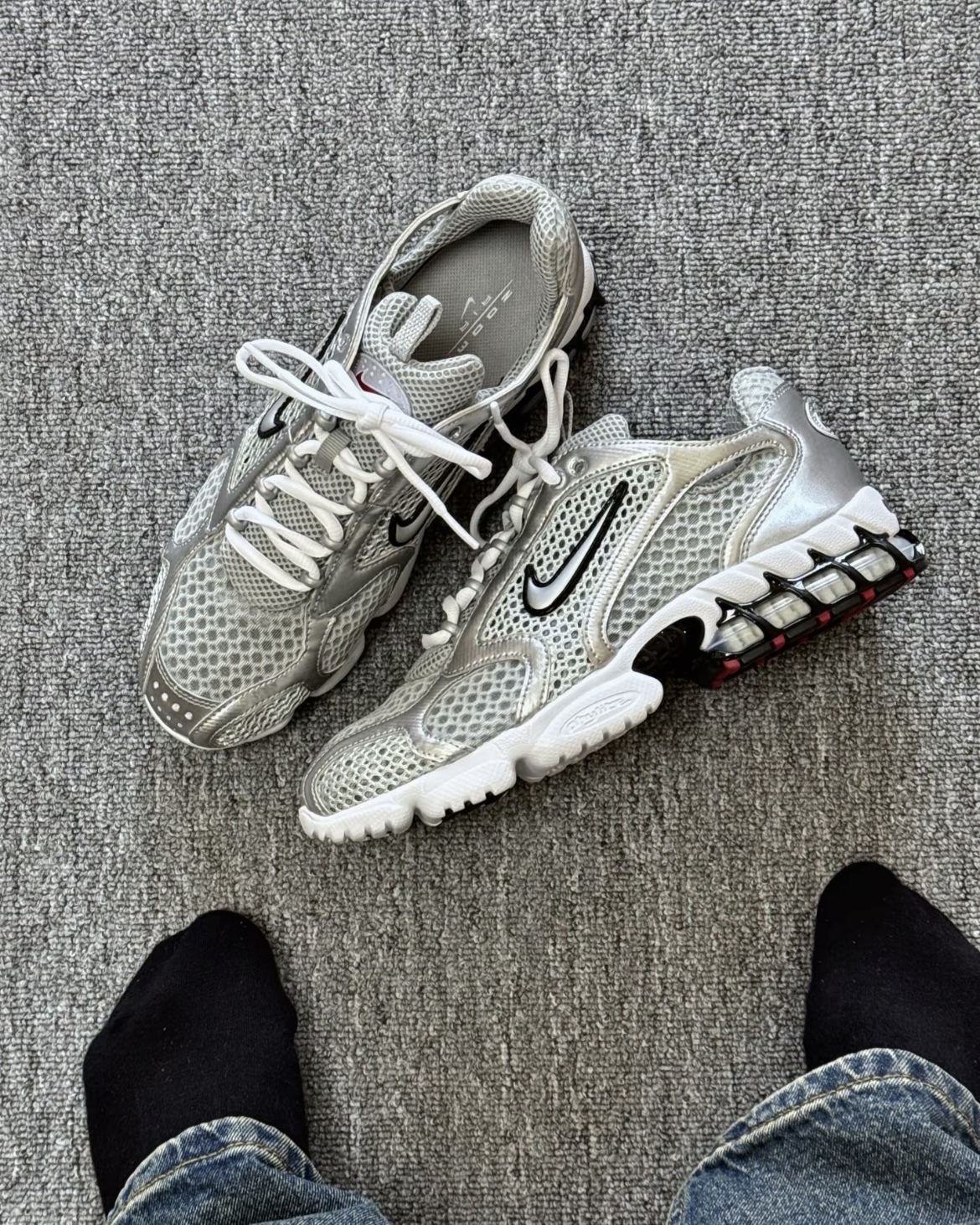 (預訂) NIKE AIR ZOOM SPIRIDON CAGE 2 - METALLIC SILVER