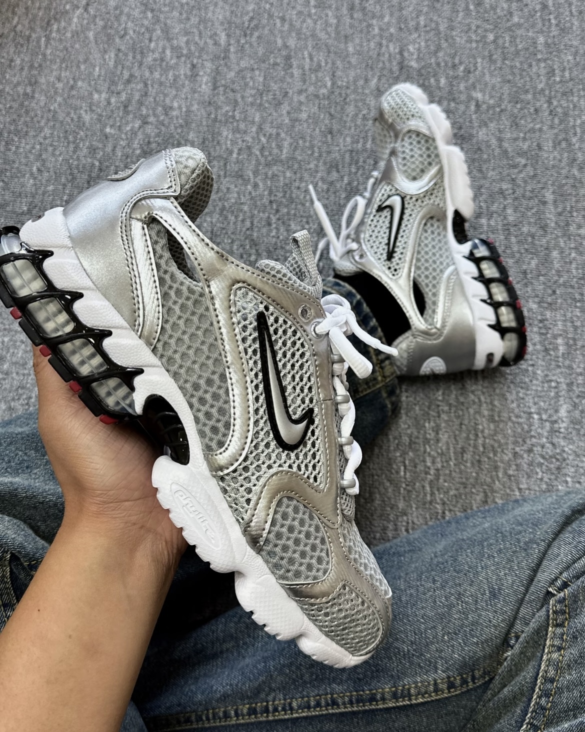 (預訂) NIKE AIR ZOOM SPIRIDON CAGE 2 - METALLIC SILVER