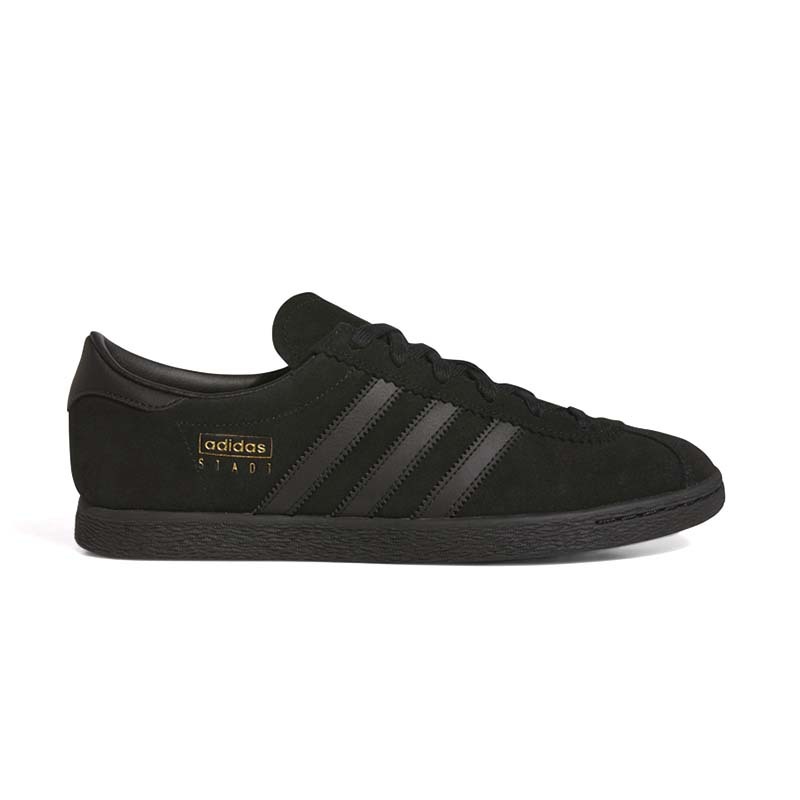 Adidas Originals Stadt 復古 麂皮 愛迪達 休閒鞋 黑色 男女鞋 JI1881 [台灣現貨]