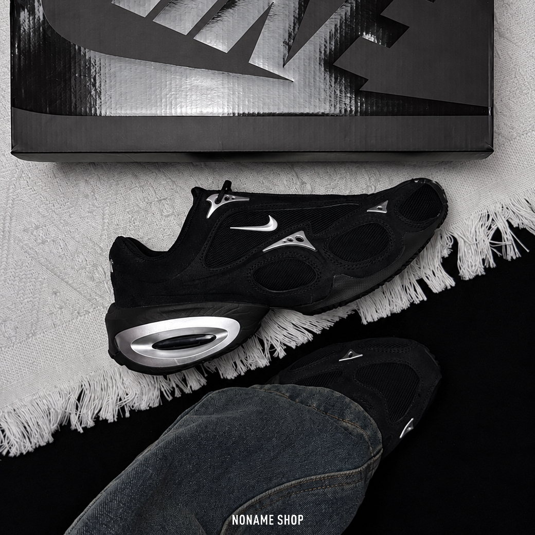 NIKE AIR MAX MUSE 2 增高 厚底 復古 氣墊 休閒鞋 黑銀 (女款)