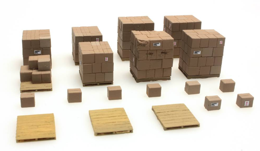 Artitec 387.235 HO規 Cargo Mixed parcels 貨車箱子