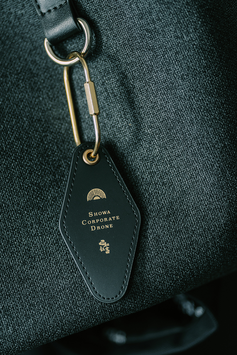 SHOWA C.D Leather Key Fob｜Black｜Hong Kong Original Design