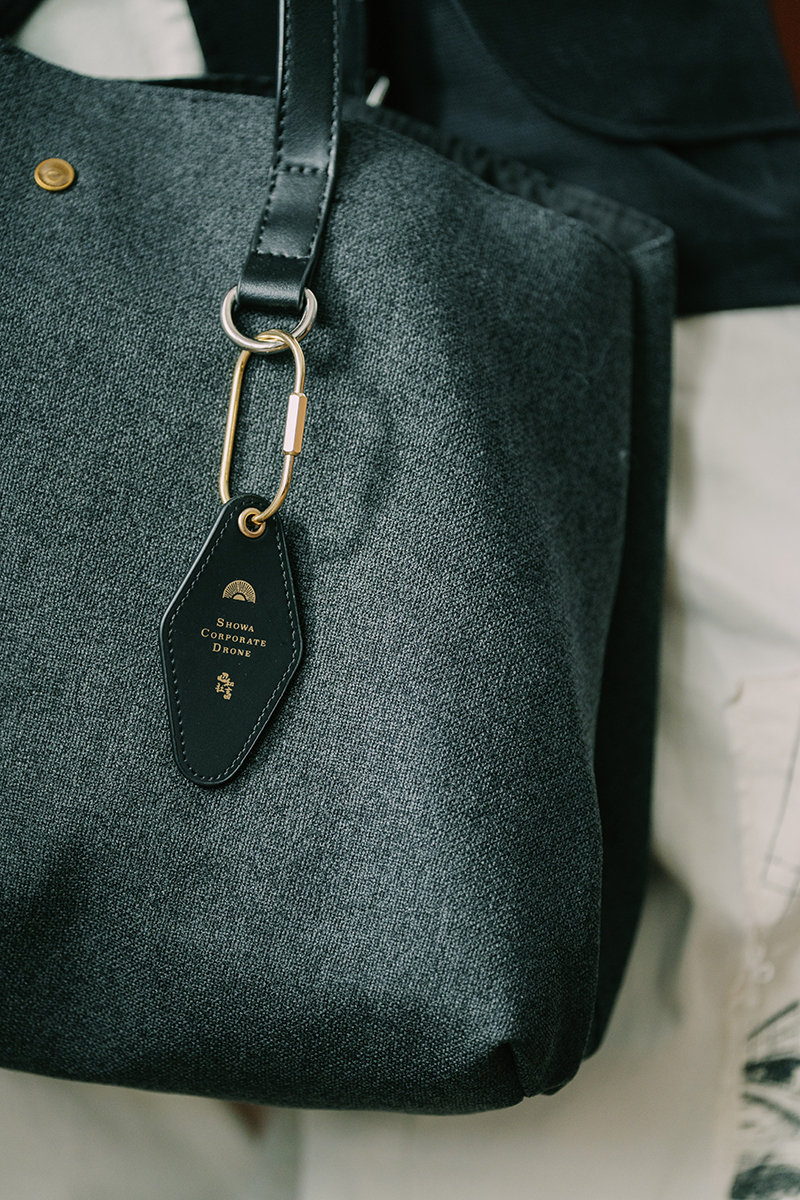 SHOWA C.D Leather Key Fob｜Black｜Hong Kong Original Design
