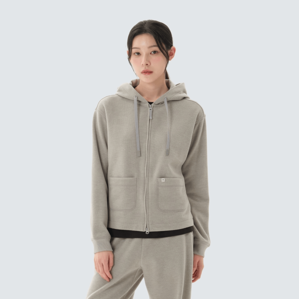 Snow Peak｜Knit Women's Hood Zip-Up S26SWF-FJ31 [2 colors]