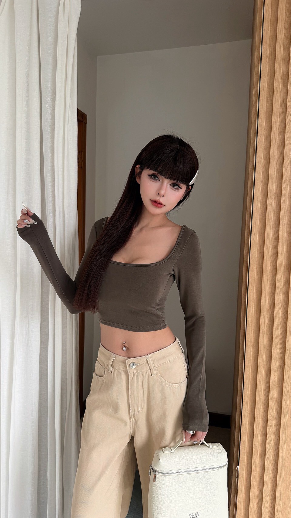 超模下班｜MD BRA TOP 方領罩杯上衣