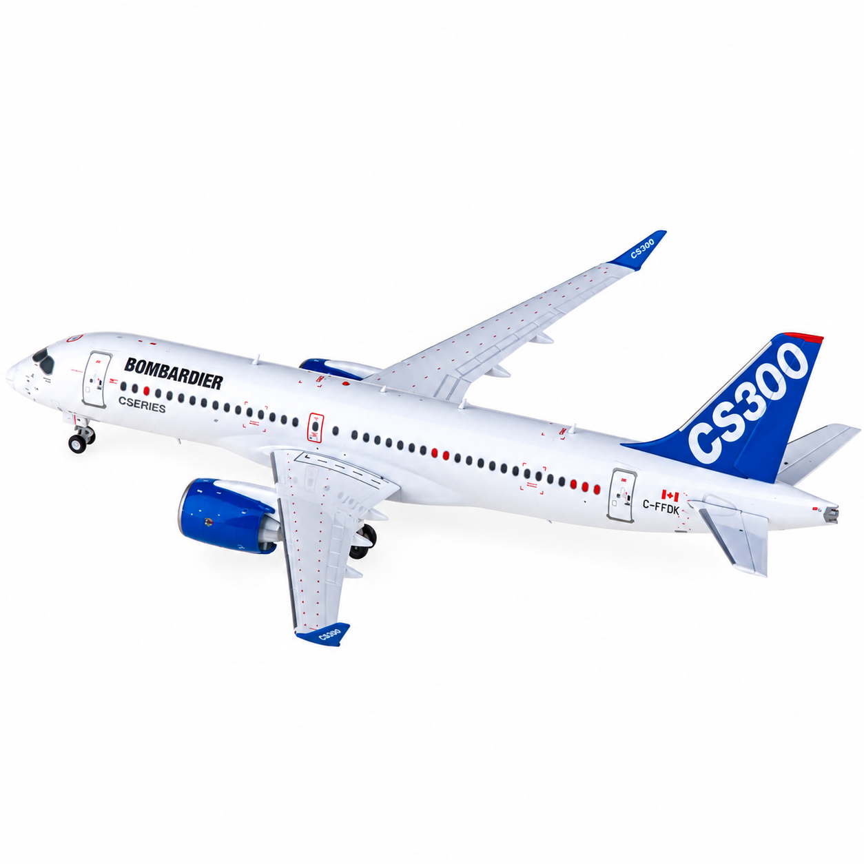 JC wings 1/200 龐巴迪航太 CS300 C-FFDK 原廠塗裝