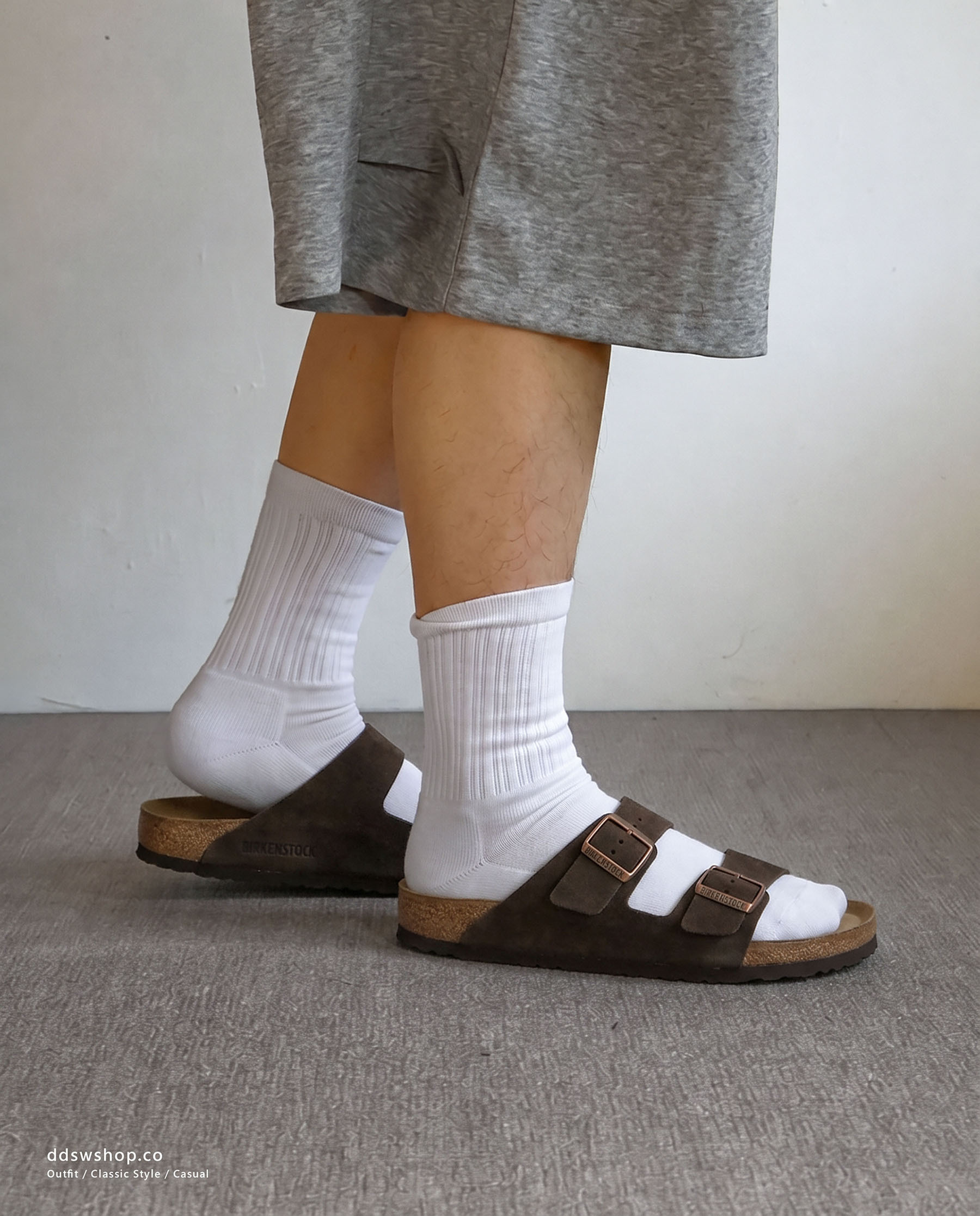Birkenstock Arizona 麂皮拖鞋 "Mocha Suede"