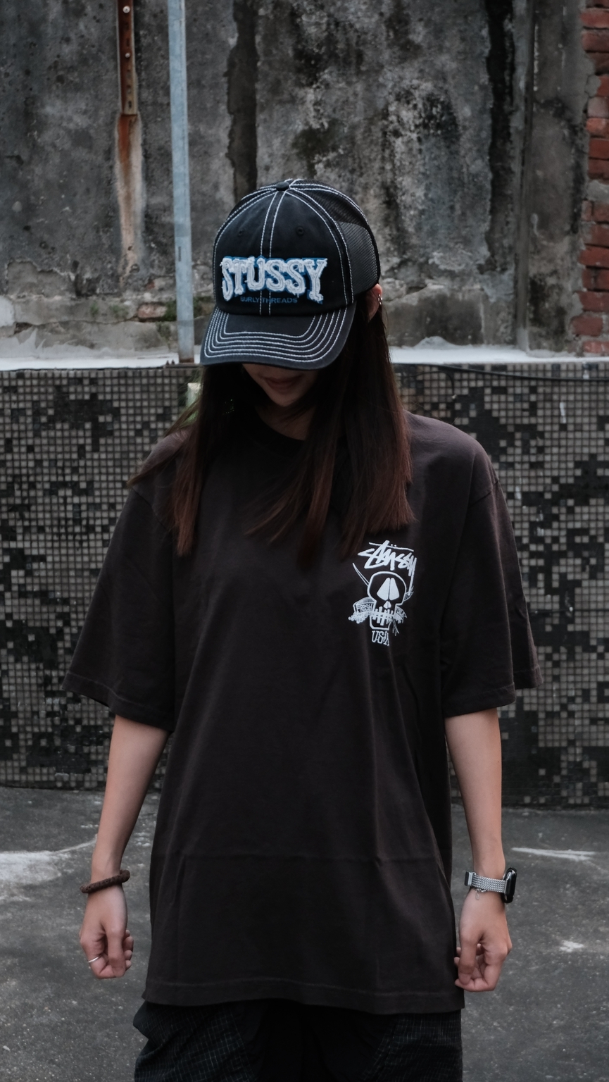 Stussy FRESH FOILS TEE 骷顱頭 短T 1905216