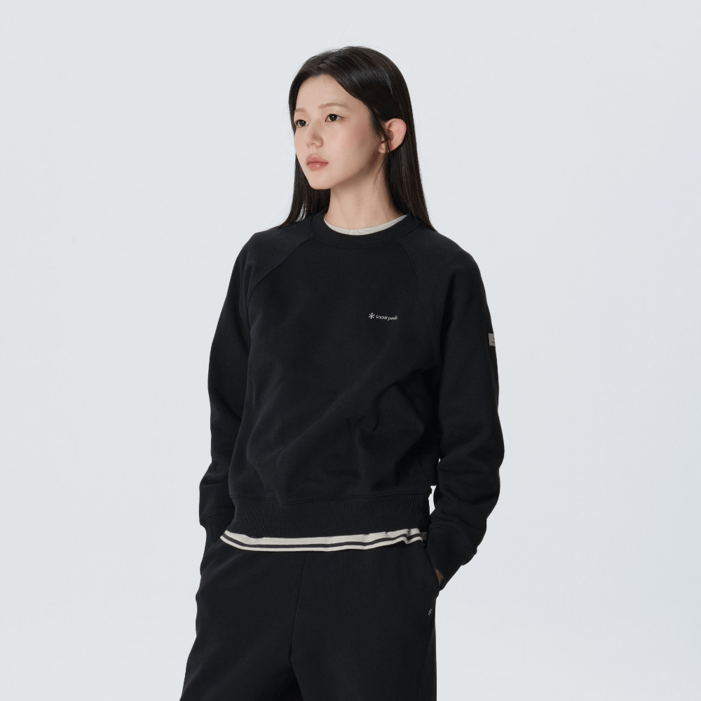 Snow Peak｜Light Fleece-Lined Women's Semi Crop Sweatshirt S26WWF-HT69 [2 colors]