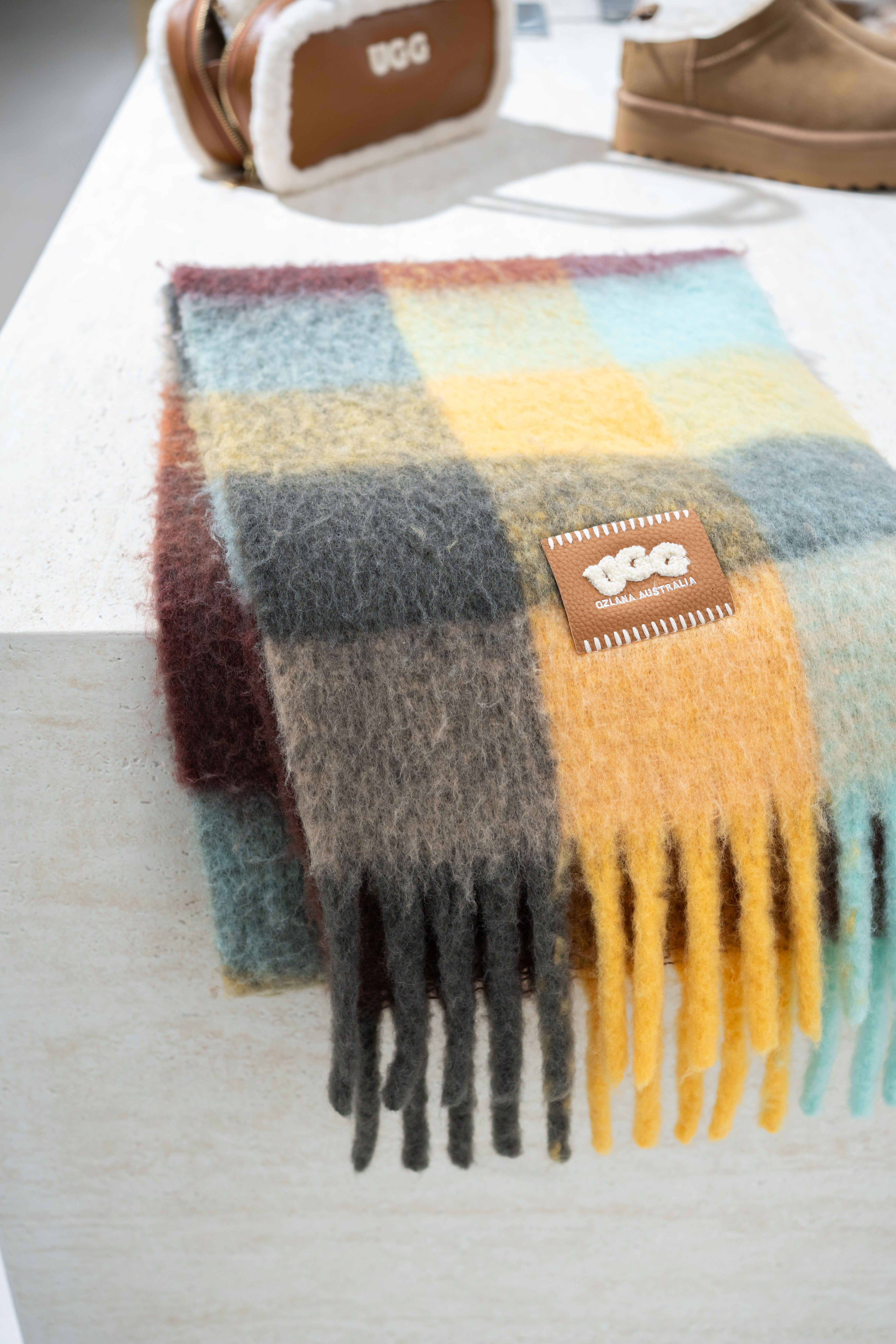 UGG Ozlana Scarf - Mystic Oasis Green