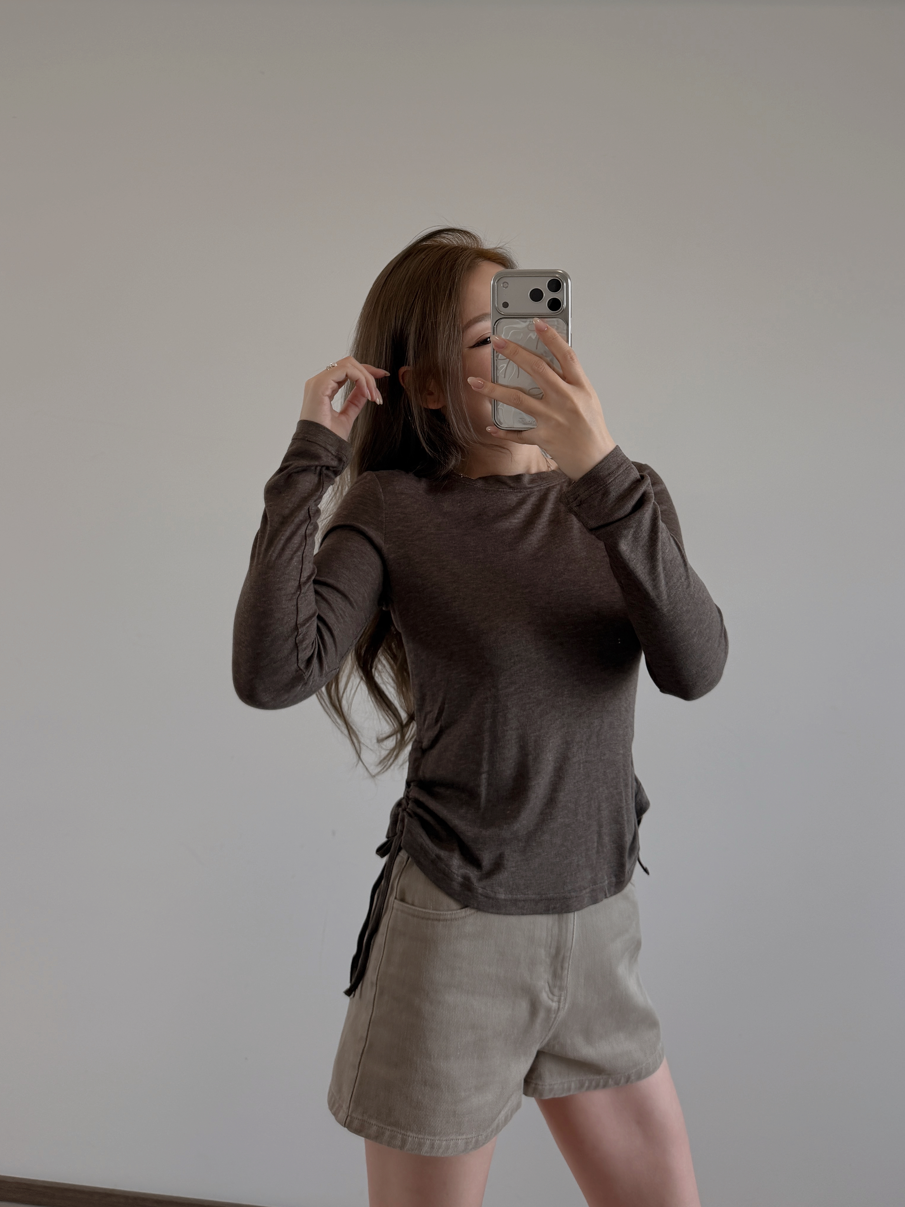 預訂 7383 小蠻腰 Mulberry Silk Top
