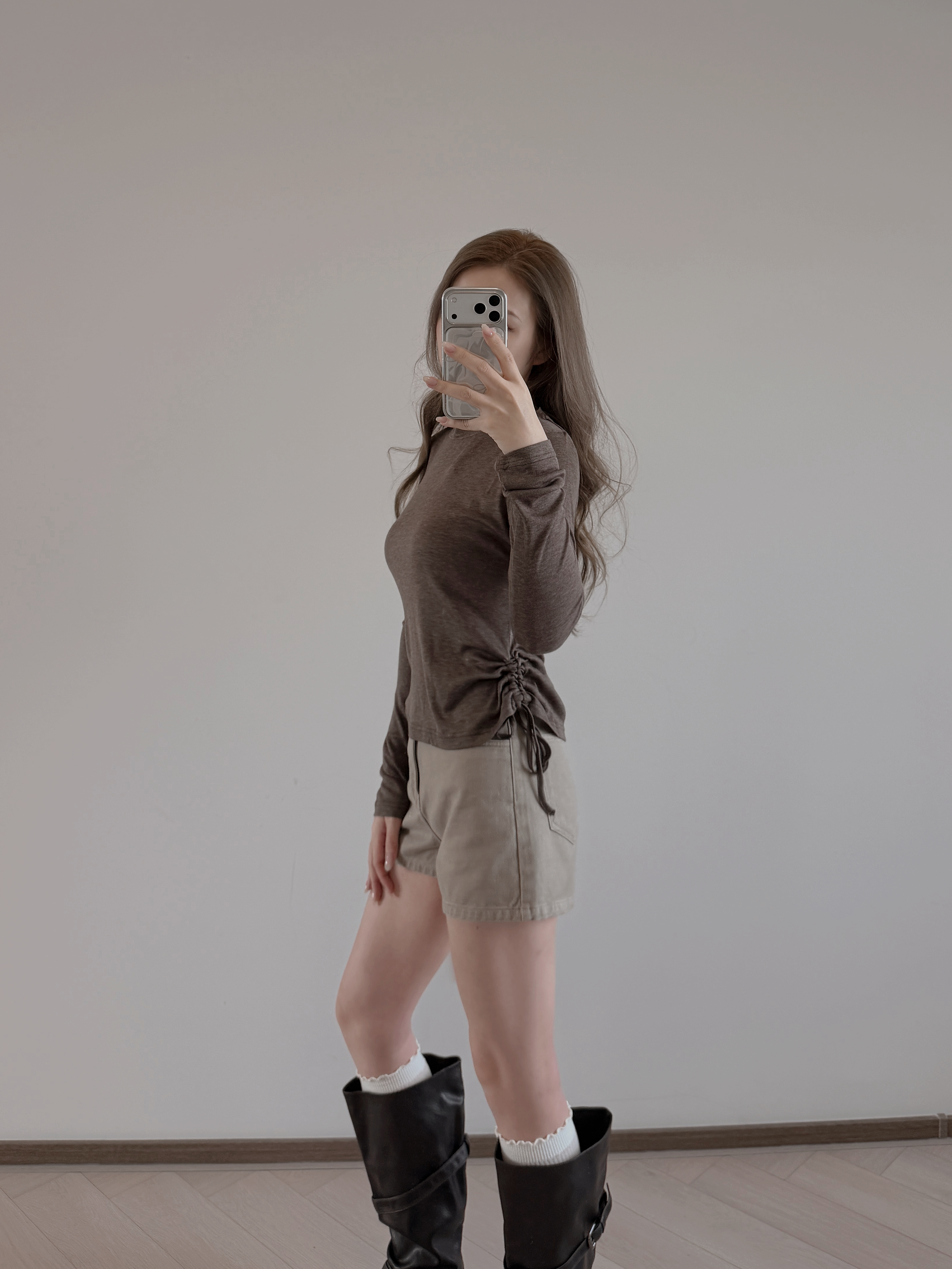 預訂 7383 小蠻腰 Mulberry Silk Top