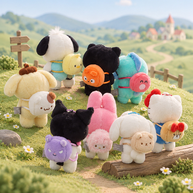 🇰🇷 SANRIO 三麗鷗 背包系列 吊飾 鑰匙圈 HELLO KITTY 凱蒂貓 大耳狗 酷洛米 布丁狗 帕恰狗 美樂蒂 人魚漢頓 巧克貓 / 預購