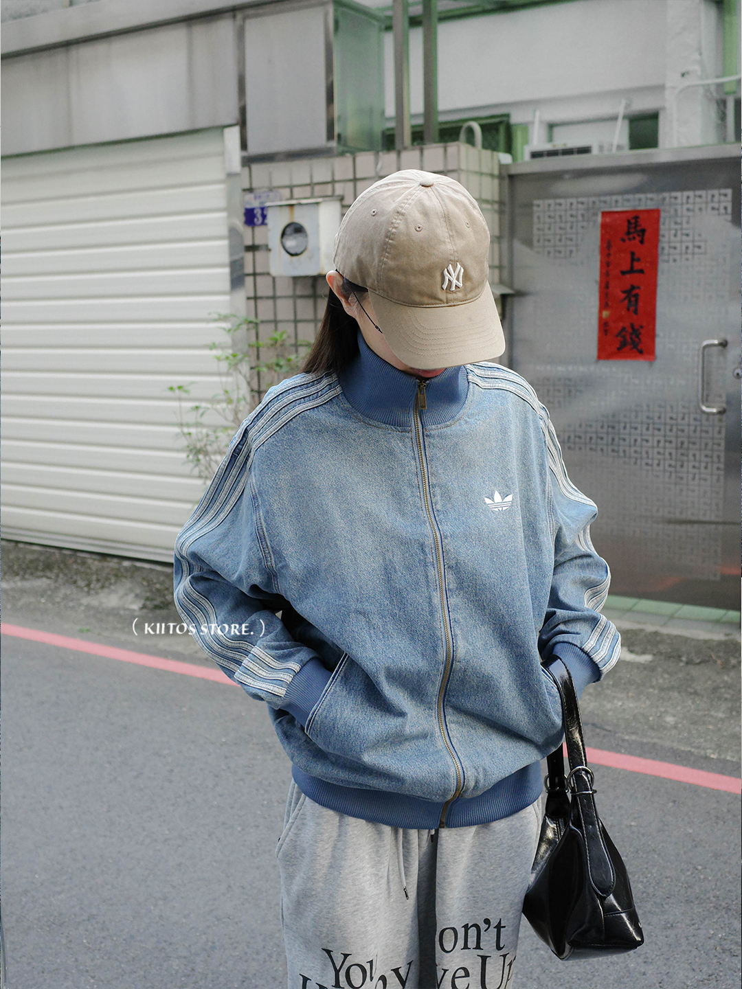 【預購】Adidas COLOR FIREBIRD 牛仔外套 水洗 刷舊 藍色 外套 男款KS4970