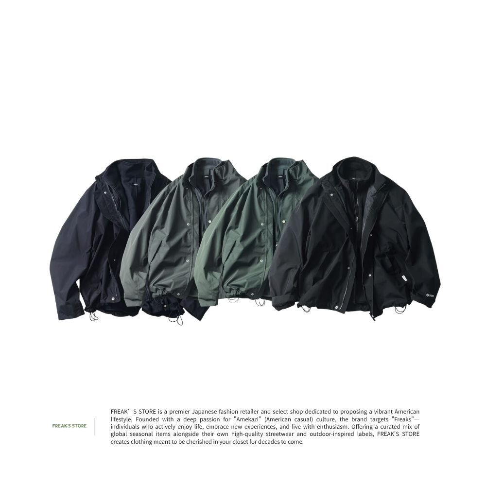 Plus Phenix 別注 GORE-TEX WINDSTOPPER 3WAY可拆內裡哈靈頓外套