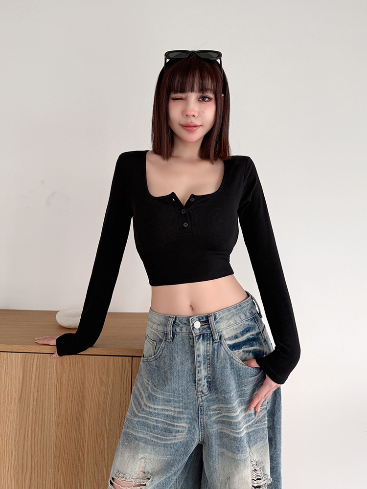 BB經典款！舒適高彈！排扣bra T（4色，有胸墊）
