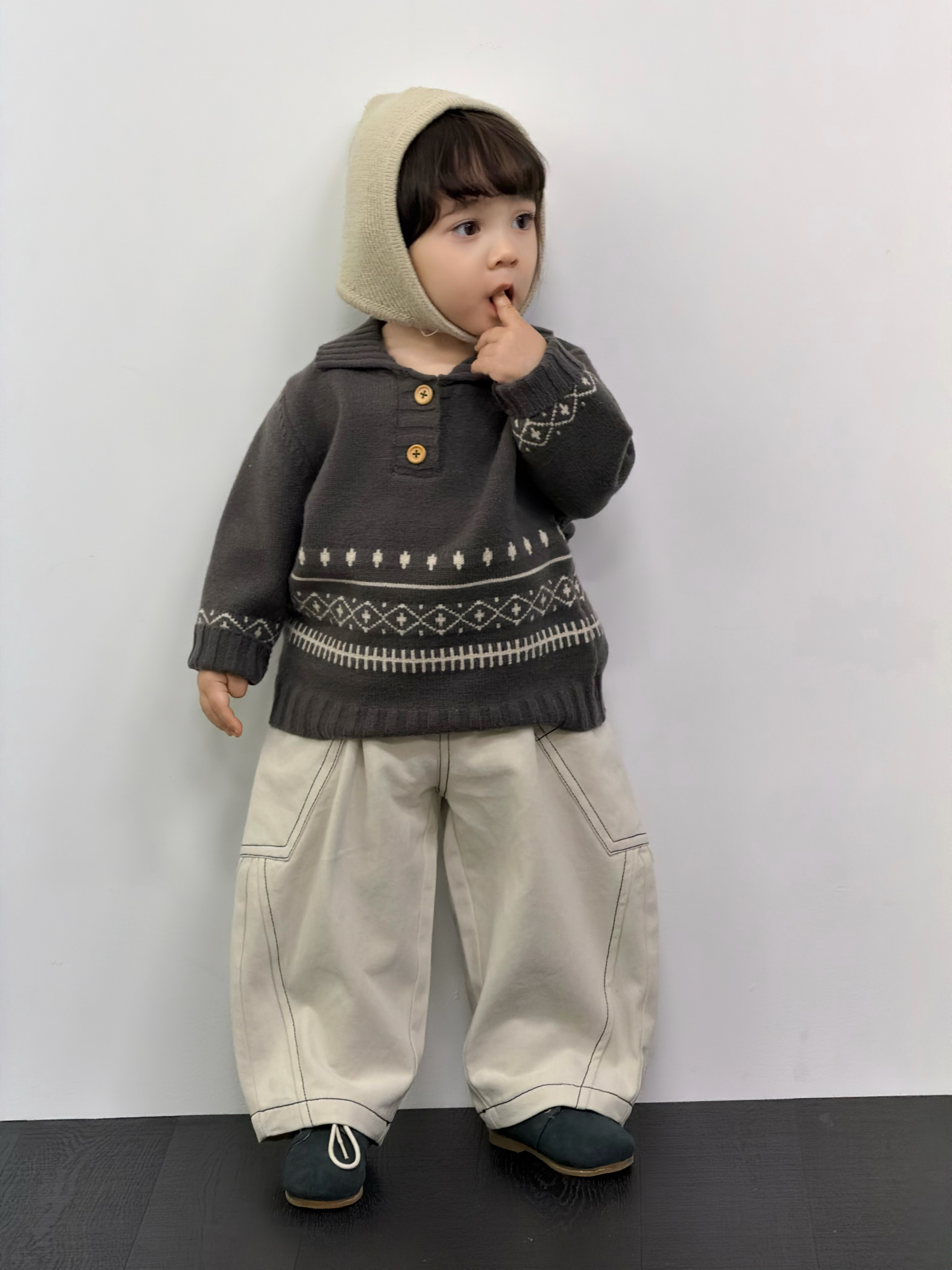 北歐小紳士針織上衣