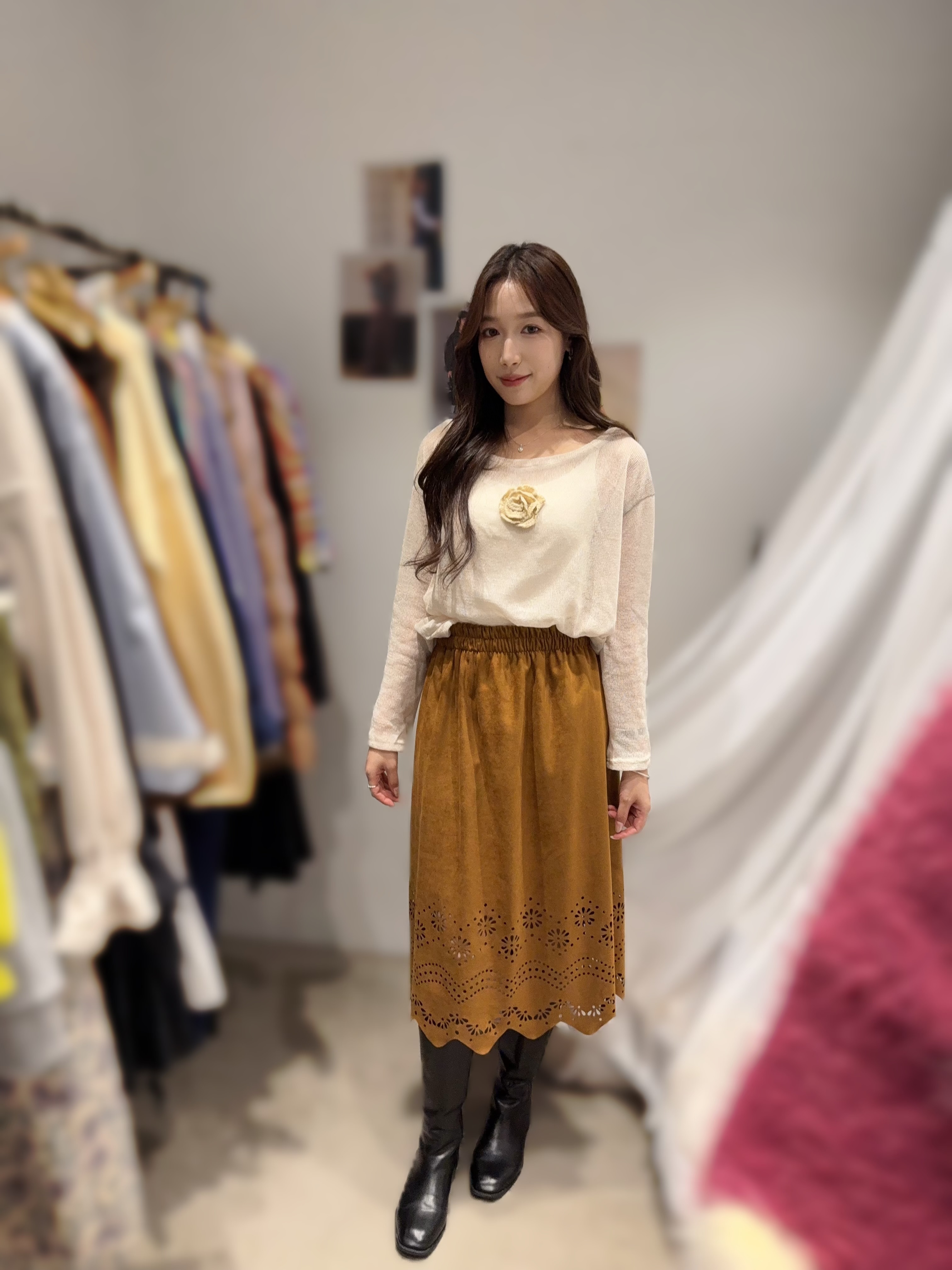 MA31 全橡根腰裙   腰27-42 HIP44 長28 $489