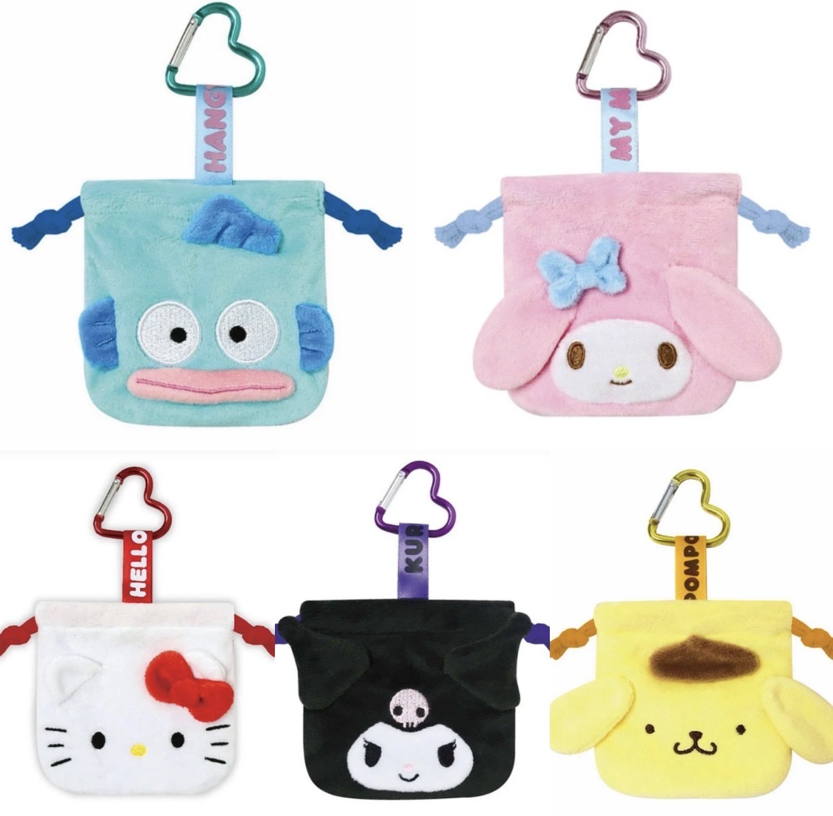 【最新發售】JP Sanrio 造型迷你索袋 附快扣 4930 TK261013
