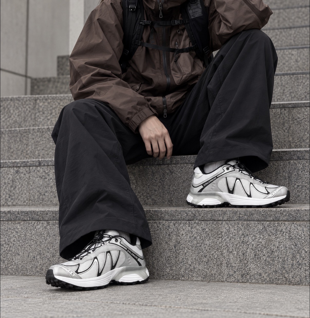 【APAIR】現貨 Salomon XT-Whisper 機能跑鞋 白灰黑 L47978700