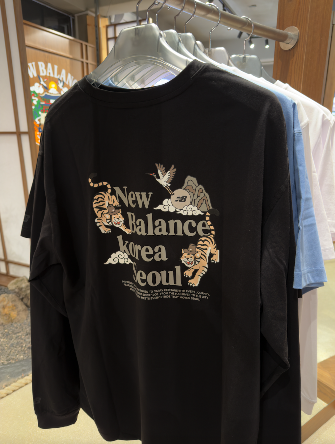 【韓國限時連線🇰🇷 10/19 晚上12點準時收單！！】New Balance 韓國限定 虎鶴雙全 薄長袖 NBNDG4A033