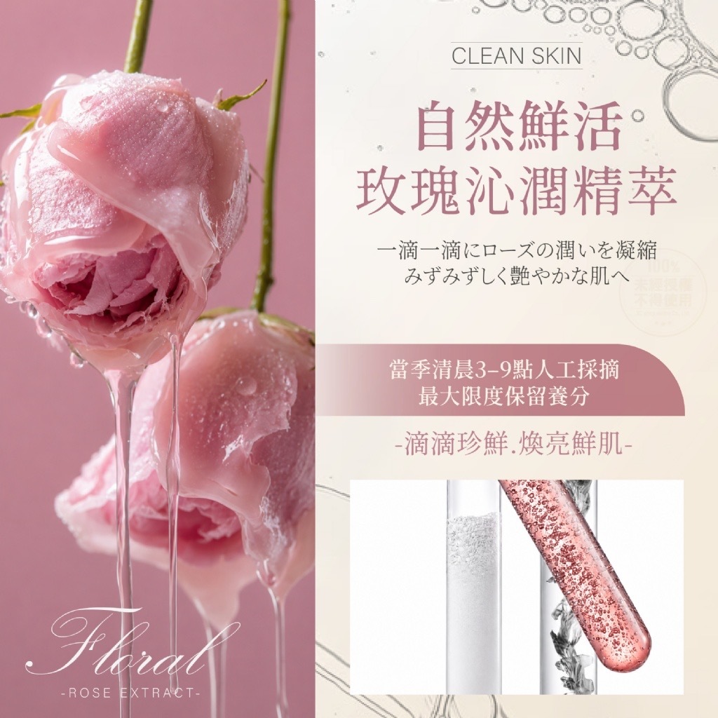 淨美肌®️江南爆紅PDRN全效保濕修護玫瑰水100ml