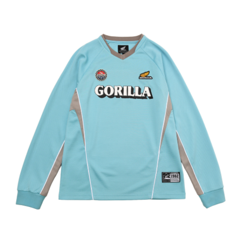 【代購】本田 HONDA PHYSICAL EDUCATION Motorcycle Artwork Color Block Long Sleeve 撞色機車藝術長袖T恤