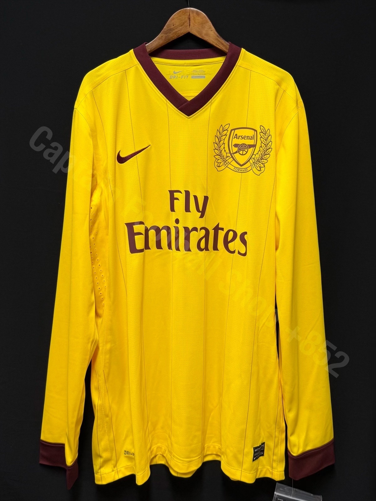 (Player Issue) Arsenal 2011-2012 UEFA Champions League Nike L/S Third Player Issue Shirt #12 HENRY
