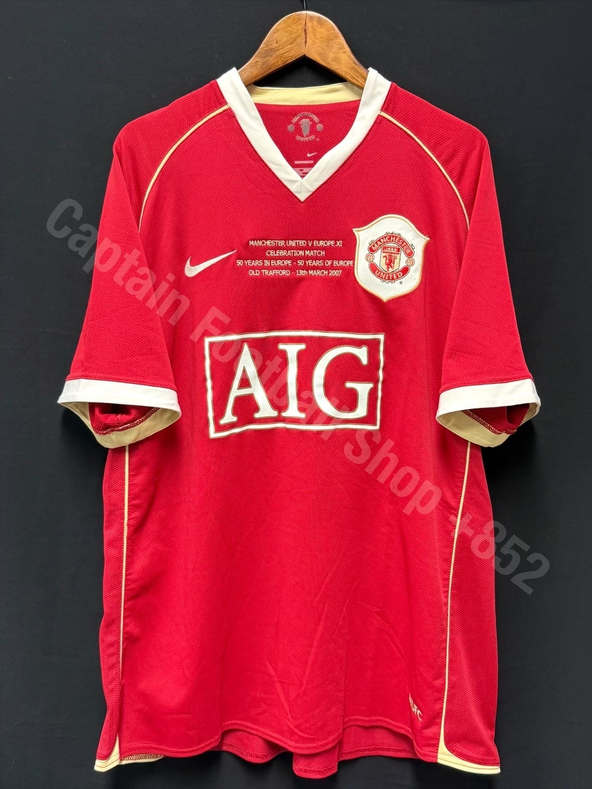 Manchester United 2006-2007 UEFA 50th Celebration Match Nike Home Shirt #7 RONALDO