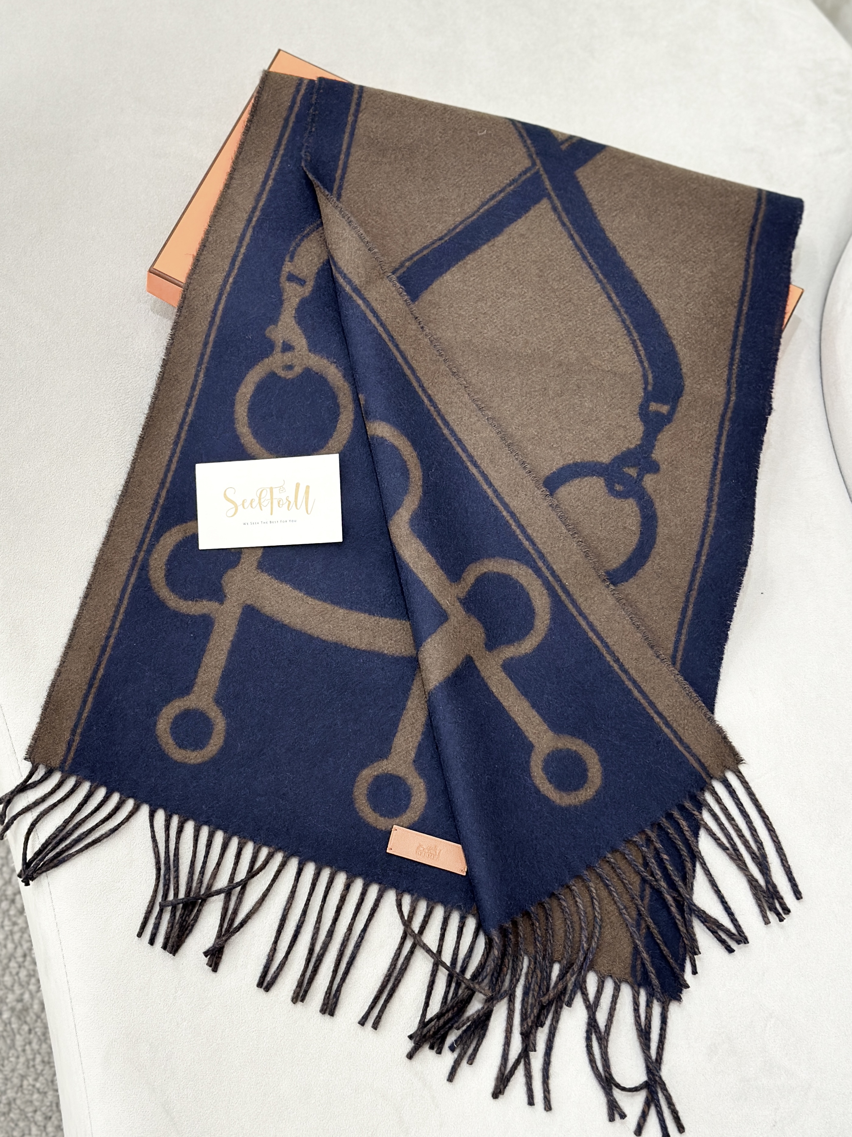 HERMES Casaque Mors Scarf