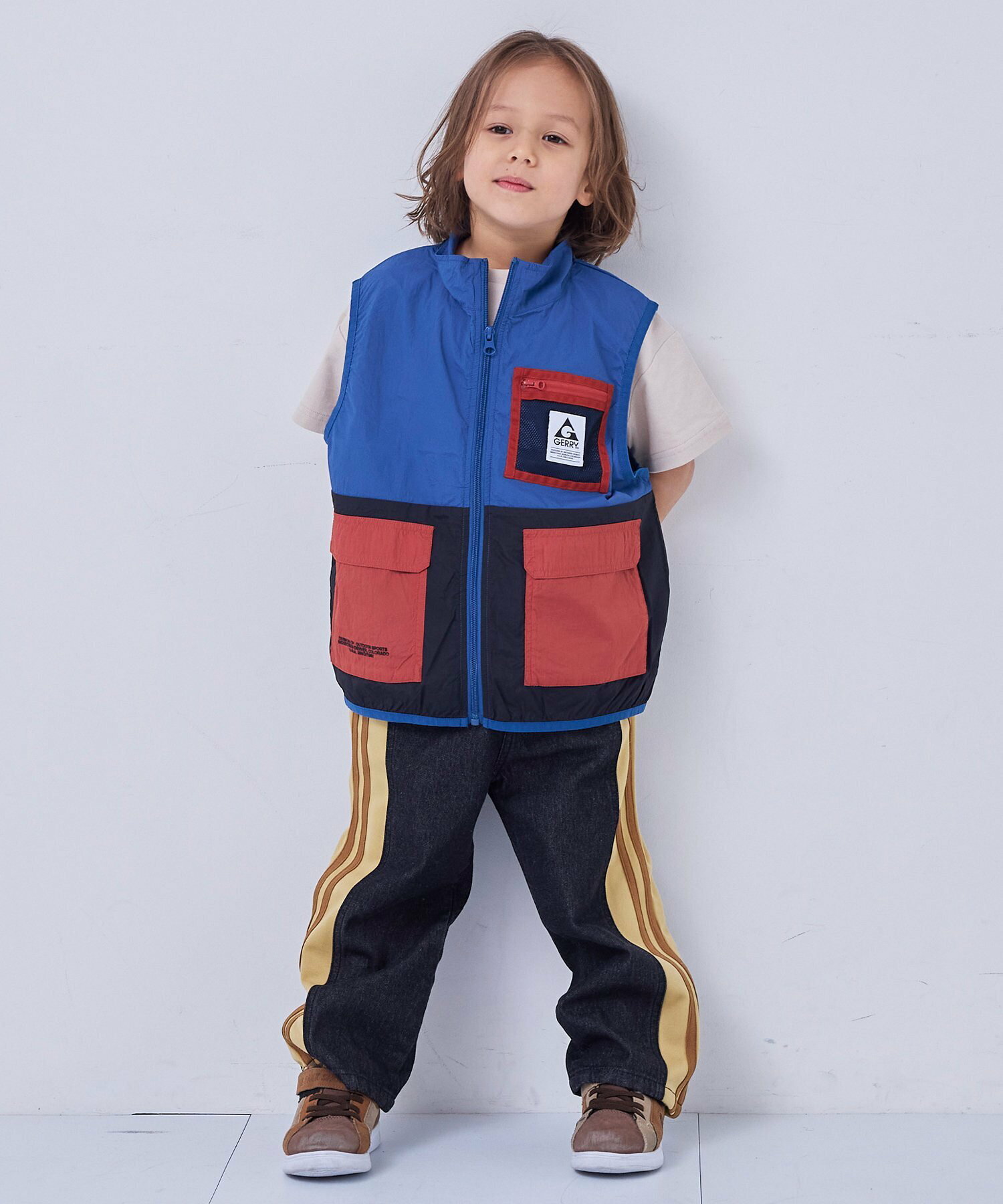 JP GERRY KIDS 背心外套，部份女士可著150