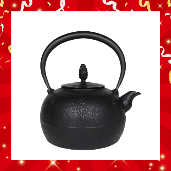 【金野和司】丸形松 鐵壺1.25L