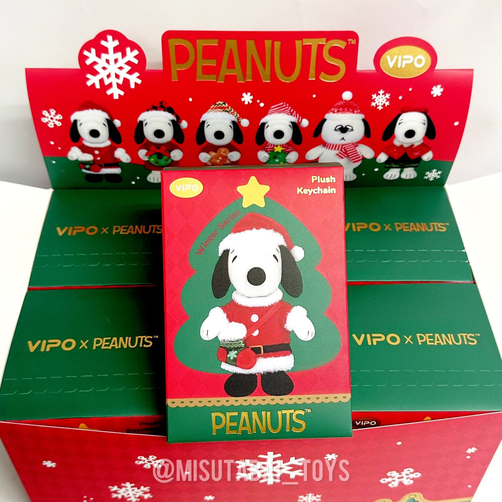 Peanuts Winter Plush Keychain Blind Box (VIPO)