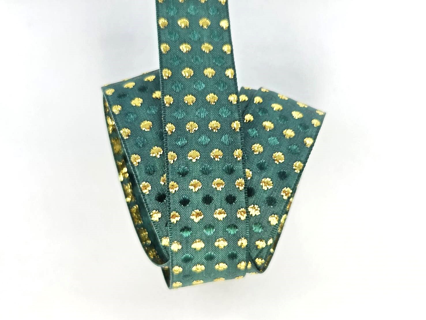 金銀大點點刺繡提花_/兩款寬度
