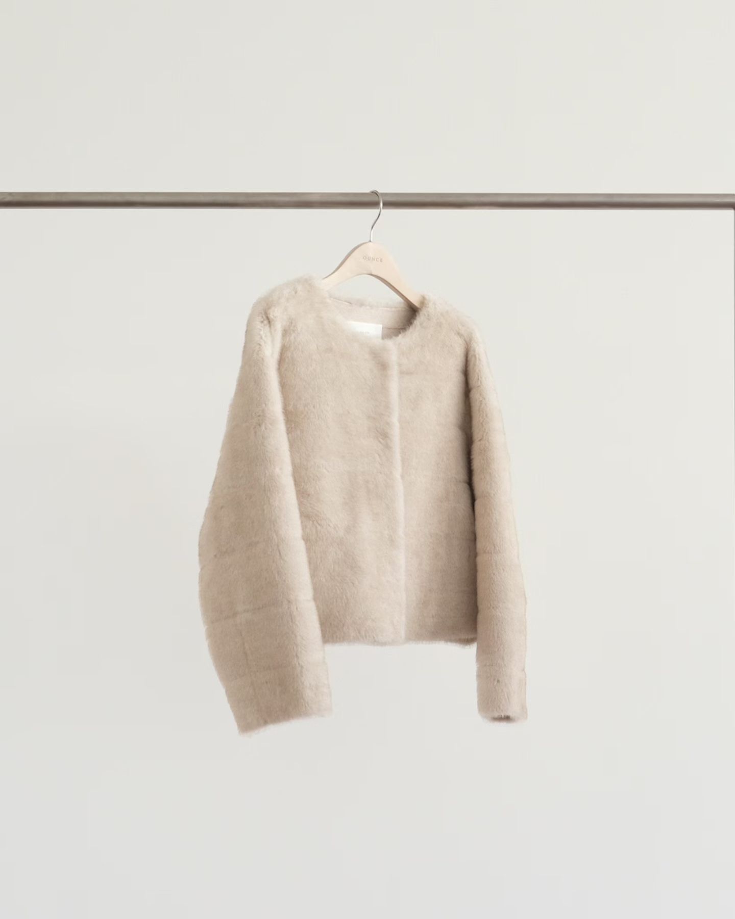 OU2605 Sage Mink Fur Jacket