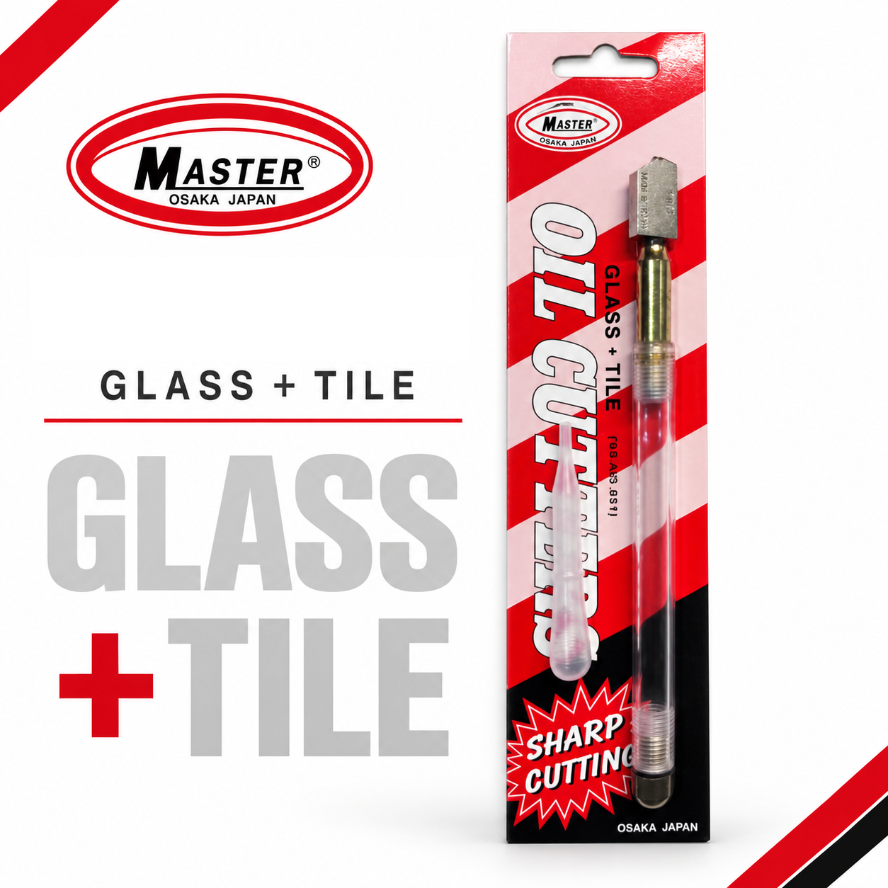 MASTER｜專業級注油式玻璃刀 注油式玻璃切割刀 注油玻璃切割刀 玻璃切割器 切割刀