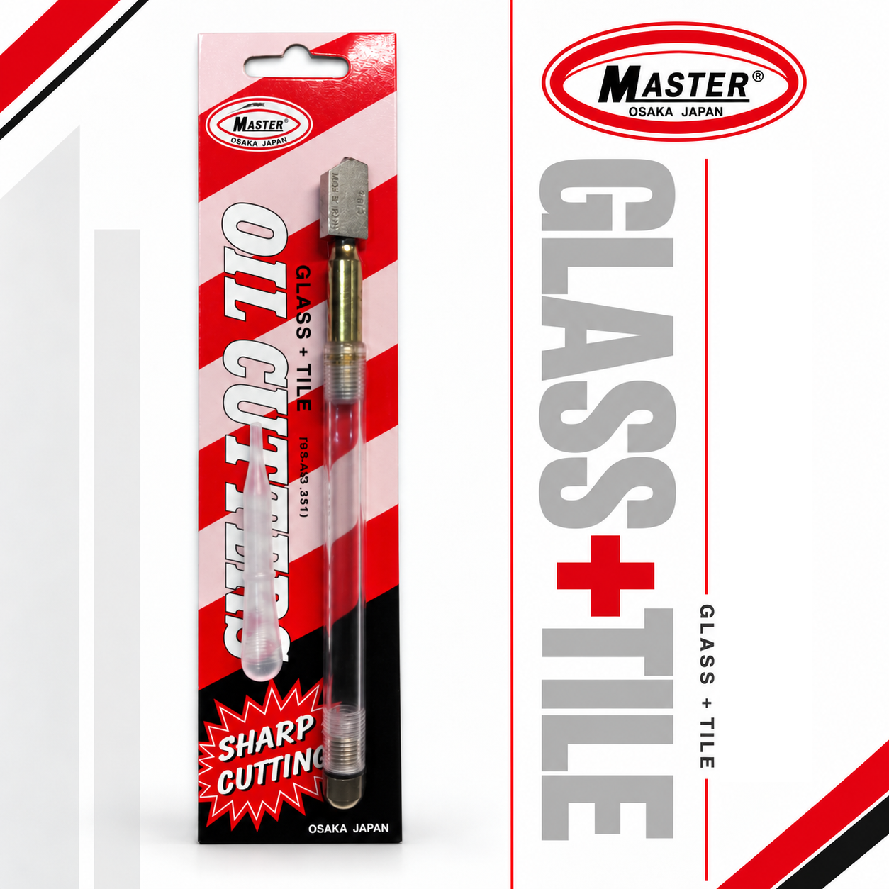 MASTER｜專業級注油式玻璃刀 注油式玻璃切割刀 注油玻璃切割刀 玻璃切割器 切割刀