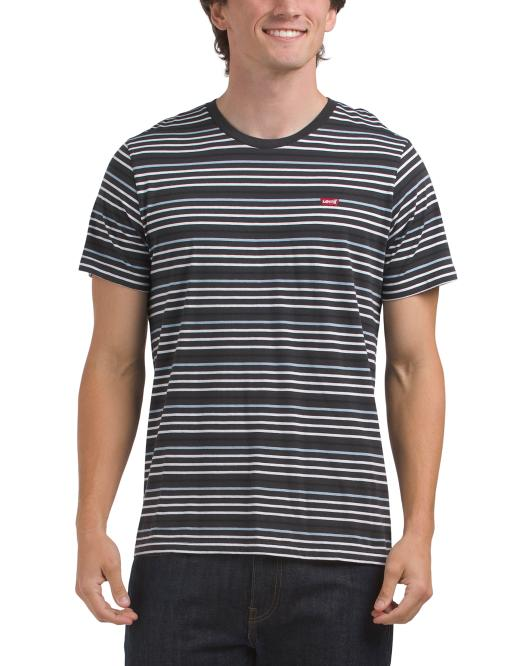 【預購】LEVIS N101452 男裝條紋短袖上衣