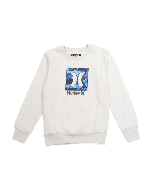 【預購】HURLEY N101454 童裝圓領衛衣