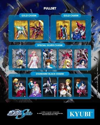 「ACG.GO」「預購」[KYUBI]《機動戰士高達 SEED》金屬收藏掛飾盲盒 第12彈 5 個套裝