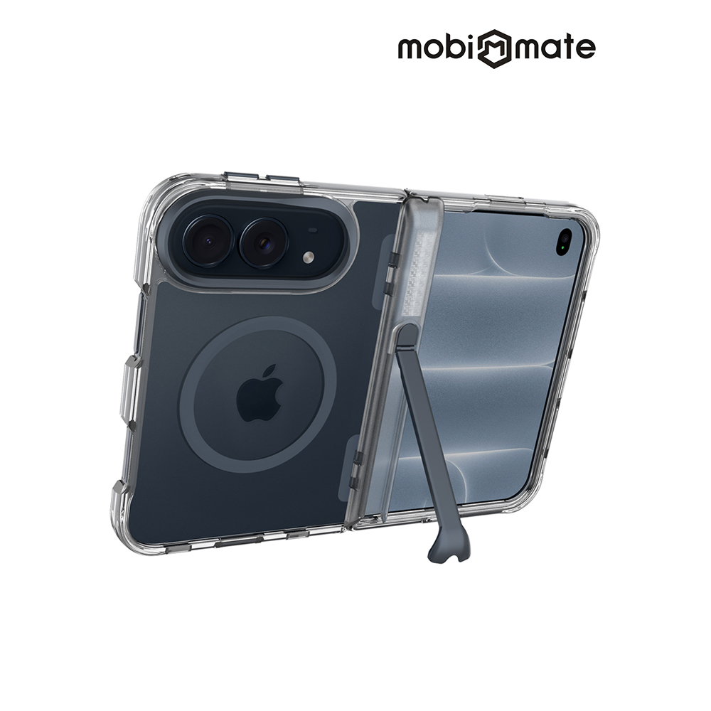 MobiMate iPhone Duo 金屬支架磁吸防摔保護殼