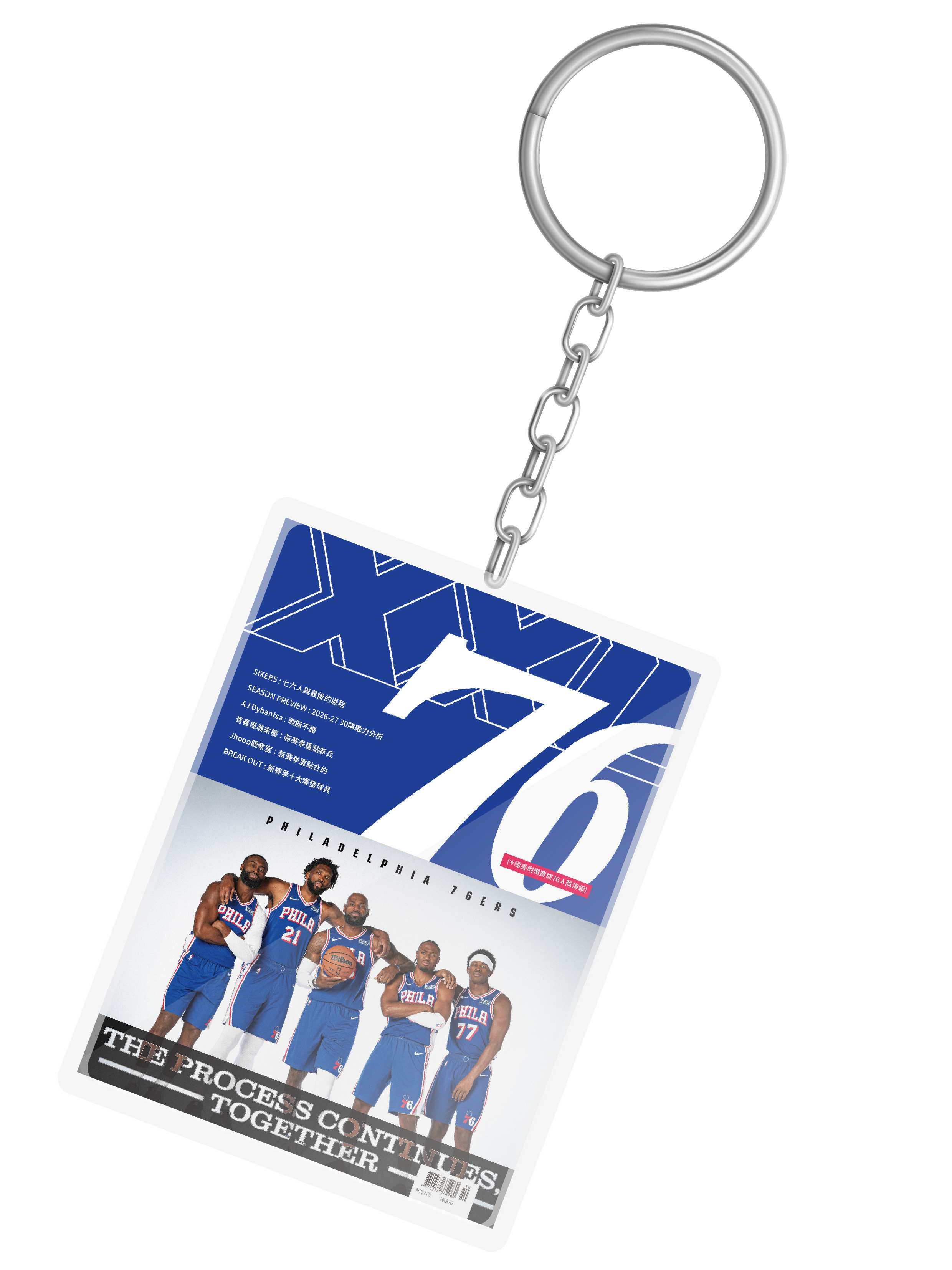 XXL 2026 10月號 ANTHONY EDWARDS X LAMELO BALL  COVER KEY CHAIN
