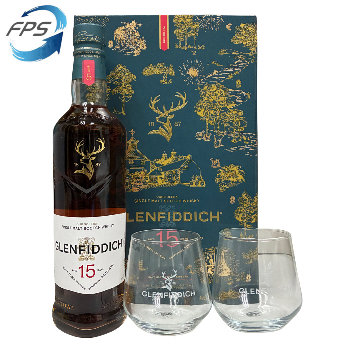 Glenfiddich 15 Years Old 禮盒裝 40%