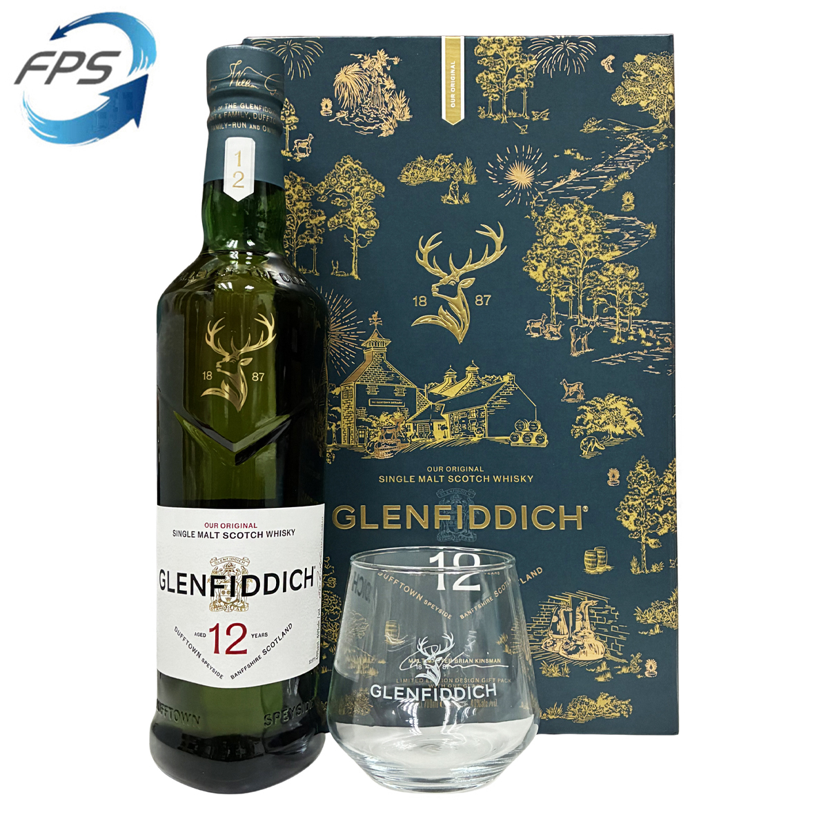 Glenfiddich 12 Years Old 禮盒裝 40%