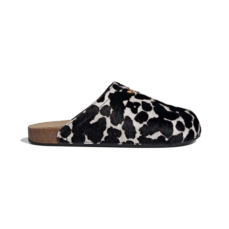 Adidas Originals Adimule Cow Print 麂皮 穆勒鞋 懶人鞋 乳牛 黑白色 男女鞋 KI0407 [台灣現貨]