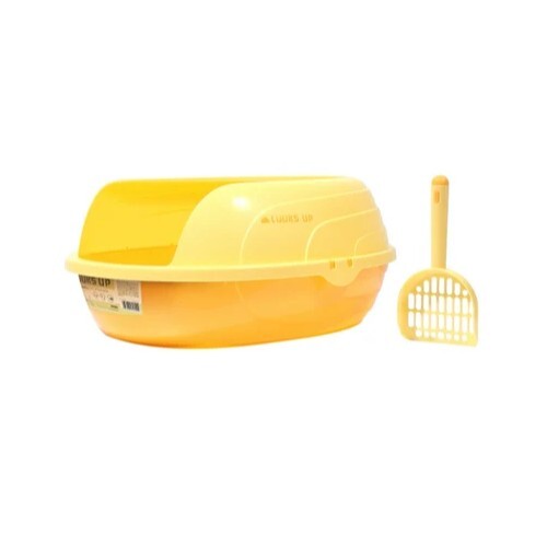 Luuks up- Eggshell Cat Litter Box-yellow