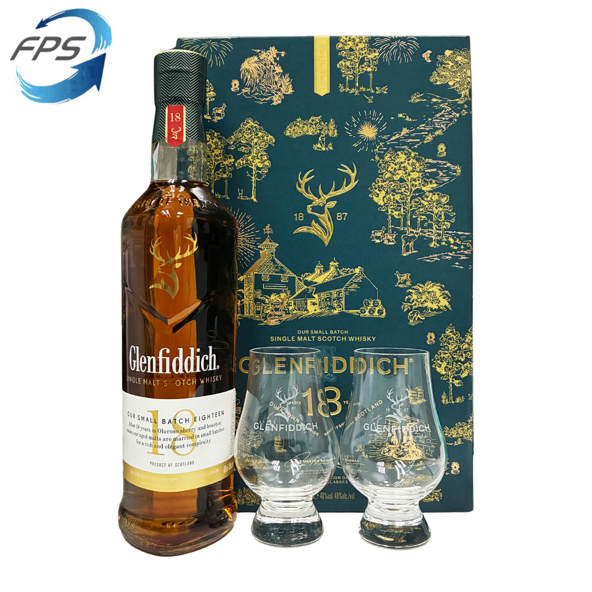 Glenfiddich 18 Years Old 禮盒裝 40%