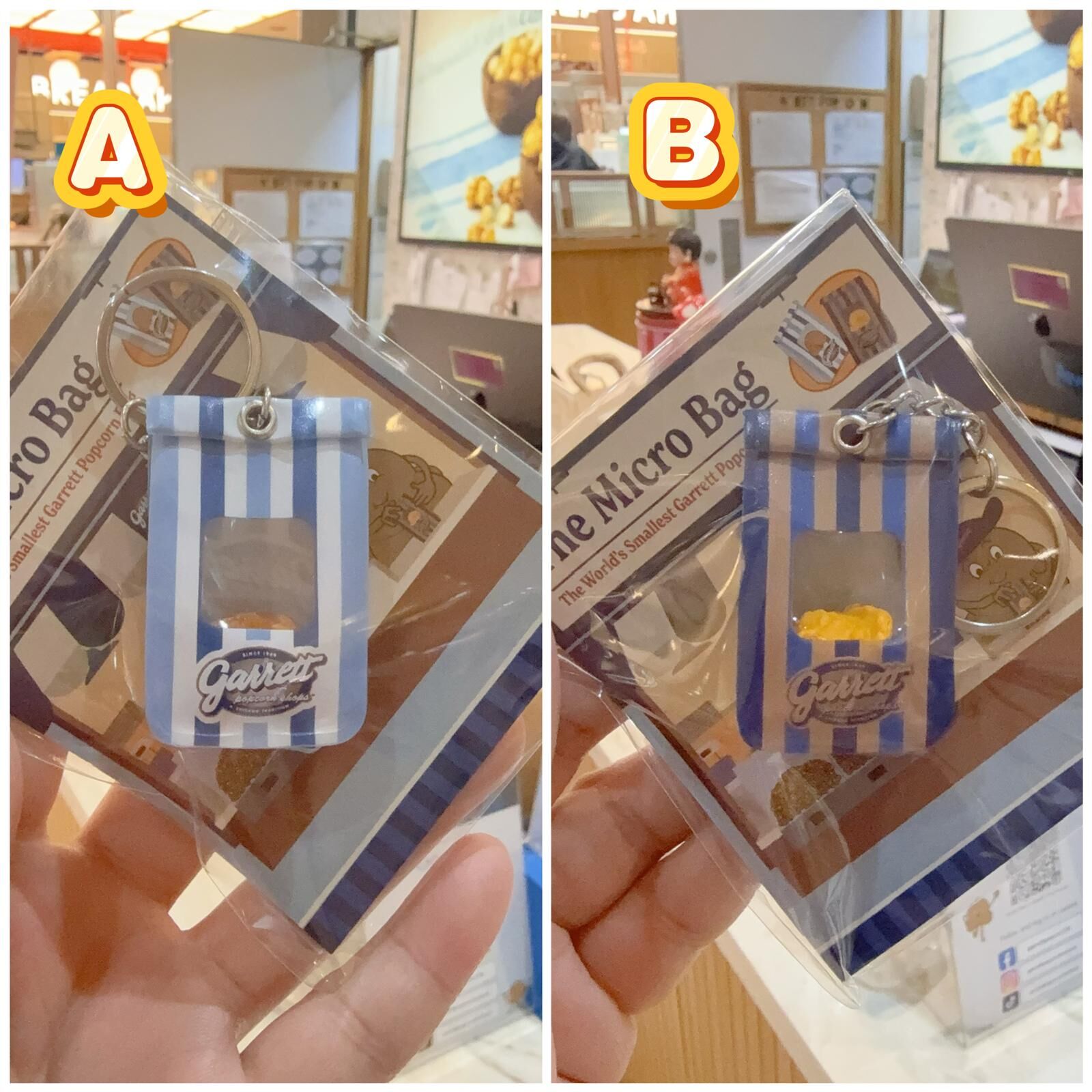 人氣爆谷Garrett Popcorn The Micro Bag 迷你爆谷袋造型鎖匙扣