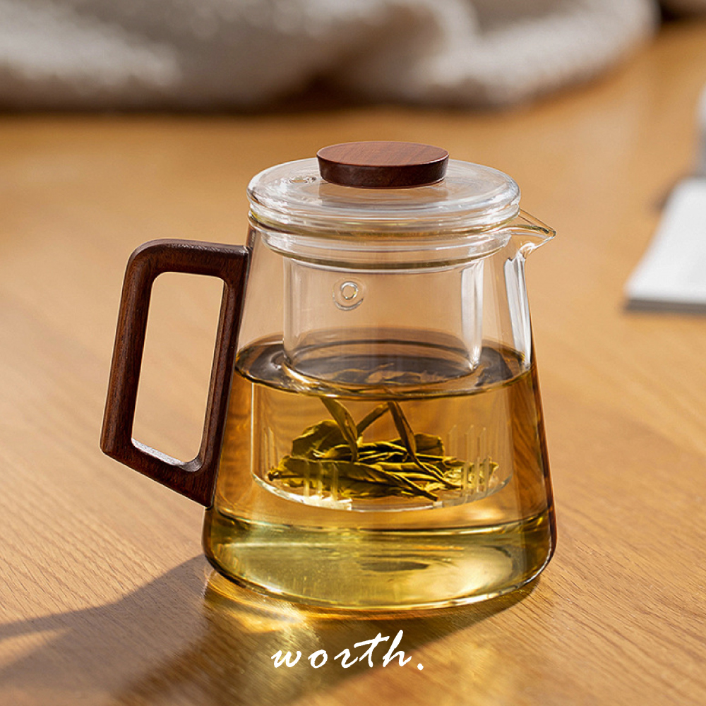 【Worth it渥思】飄逸玻璃泡茶壺_600ml|尾牙新春人氣推薦