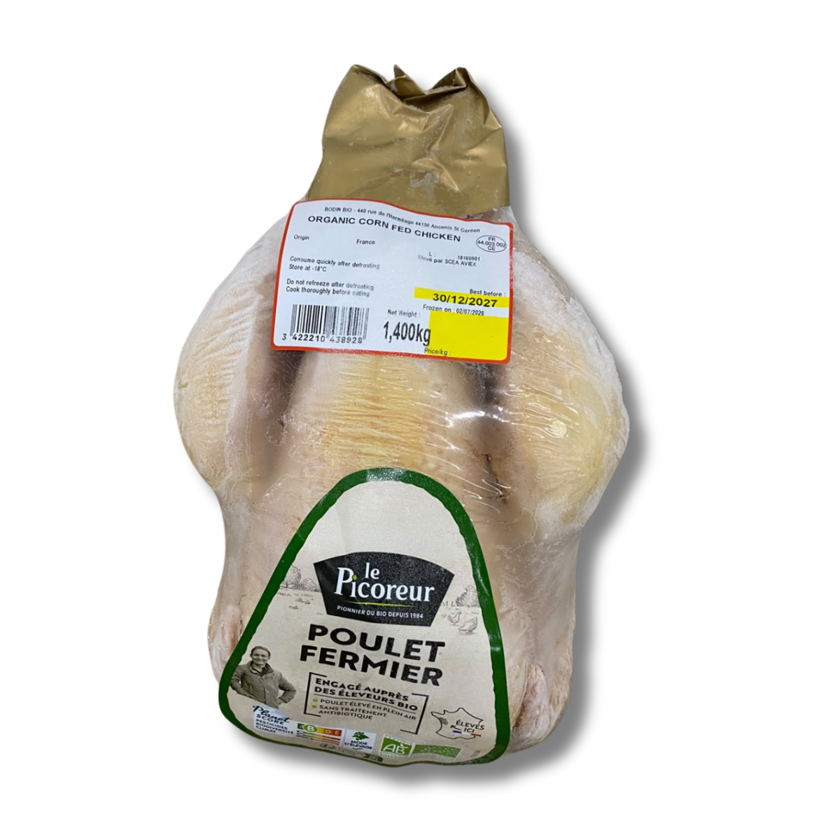 French Organic Whole Chicken (/pc)